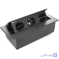 پریز برق مستطیلی دکمه تاچ مکانیکی سیلور فانتونی مدل N332 ا Fantoni N332 Power outlet