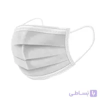 ماسک سه لایه سفید بسته 50 تایی هانی ماسک