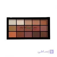 پالت سایه ۱۵ رنگ رولوشن مدل Revolution Iconic Fever eye shadow Palette Iconic Fever