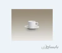 نعلبکی تک ( قهوه خوری ) چینی زرین ایران سری هتلی(6عددی)