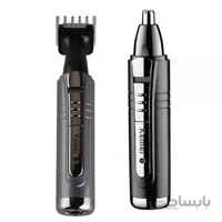 موزن گوش و بینی دوکاره کیمی مدل Kemei KM-6511 ا Kemei KM-6511 Nose & EAR Hair Trimmer کد 273947