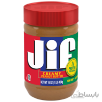 کره بادام زمینی کرمی جیف مقدار 454 گرم ا Jif Creamy Peanut Butter 454gr