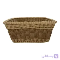 سبد نان و سبزی زیباسازان مدل حصیری طرح BZRG کد ۳۸۳