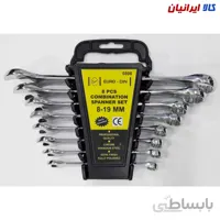 مجموعه ۸ عددی آچار یکسر تخت پلکانی