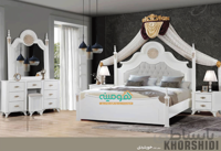 سرویس خواب کلاسیک دو نفره مدل خورشیدی