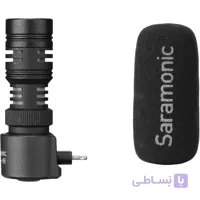 میکروفن سارامونیک Saramonic SmartMic+ Di Compact Directional Microphone with Lightning Plug for iOS Mobile Devices