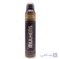 اسپری دئودورانت مردانه تام فور بلک ارکید Mulhens ا Mulhens Tome for Black Orcheed Men Deodorant Spray