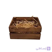 جعبه چوبی کوچک طرح ایکیا مدل h10 رنگ قهوه ای