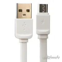 کابل پاور بانک میکرو یو اس بی Fast Flat 24cm ا power bank cable