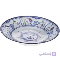 بشقاب چینی سوپ خوری طرح خورشید خانم ست 6 عددی
