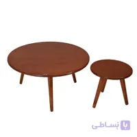 میز جلو مبلی و عسلی لمکده مدل Benetly2 مجموعه دو عددی