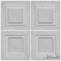 دیوارپوش تندیس و پیکره شهریار مدل امای کد w1010 16 بسته 4 عددی