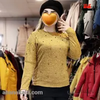 بلوز آنغوره جلو مرواریدی