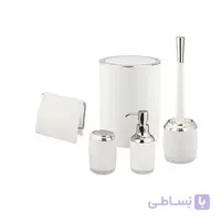 ست سرویس بهداشتی لیمون دوجداره طرح رمانتیک الوان وانیلی
