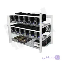 ریگ ماینینگ 372 مگاهش با 12 کارت گرافیک RX580