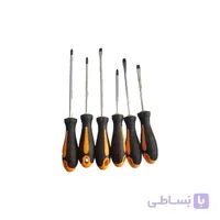ست ۶ عددی پیچ گوشتی دسته پلاستیکی(نانو)