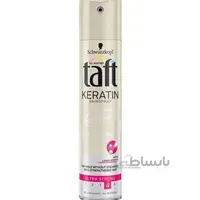 اسپری صاف کننده مو تافت مدل کراتین ا Schwarzkopf Taft Keratin Hair Spray 250ml
