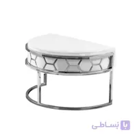 صندلی نشیمن پایه استیل نیم دایره مدل یوتا