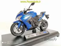 ماکت فلزی موتورسیکلت سوزوکی suzuki gsx s1000f 2017 by welly 1 18