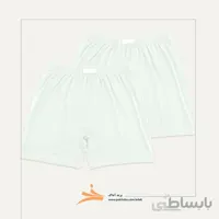 بسته دو عددی شورت پادار سفید آداک کد ۱۱۸۹۰۲