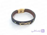دستبند چرم طرح لی بینهایت 12040