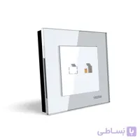 پریز شبکه دو سوکت cat6 ویرا مدل کریستال