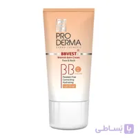 کرم پوشاننده و مرطوب کننده رنگی SPF40 بژ روشن پرودرما