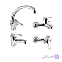 ست شیراآلات رستاک مدل افرا کروم(ارسال رایگان)