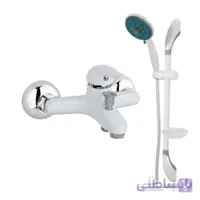 شیر دوش حمام مدل راهو + علم دوش یونیکا سفید