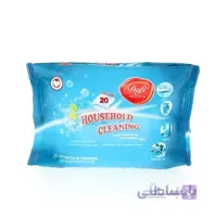 دستمال مرطوب پاک کننده لوازم منزل (20 برگی) دافی ا Dafi-20-piece household cleaning wipes