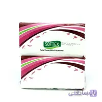 دستمال کاغذی سافت پک 250برگ دولایه - سافتکس