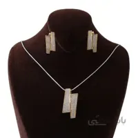 نیم ست نقره زنانه کد NTR_202