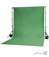 پرده سبز کروماکی مخمل 5*3