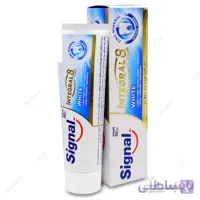 خمیر دندان اینتگرال 8 کاره سفید کننده WHITE سیگنال 75ml