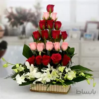 سبد گل رز شماره ۳۰۷