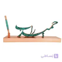 تندیس رومیزی نام وکیل از جنس مس و فیروزه