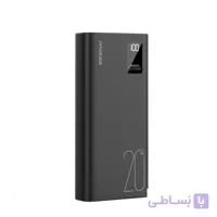 پاوربانک سیکنای QS 20 20000 میلی امپر ساعت شارژ سریع دوگانه USB با ظرفیت بالا 40 وات مشکی ا Siknai QS-20 Power Bank 20,000 mAh