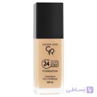 کرم پودر 24 ساعته SPF15 گلدن رز شماره 09 ا Golden Rose Up To 24 Hours Stay Foundation No. 09