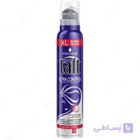 موس مو تافت مدل اولترا کنترل Taft Ultra Control Mousse Hair Styling Spray 180ml