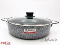 ماهیتابه تفلون تابان (درب پیرکس)