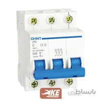 کلید مینیاتوری 4.5KA سه پل 50 آمپر C سری EB چینت