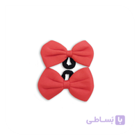 کش مو پاپیونی بزرگ گلبهی