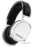 هدست گیمینگ بی سیم استیل سریز Arctis 7 ا SteelSeries Arctis 7 Lossless Wireless Gaming Headset with DTS Headphone: X v2.0 Surround for PC and PlayStation 4, White | 61508 (Electronic Games), Arctis 7 White, Size