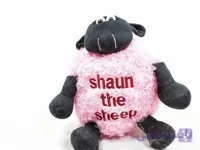 عروسک پولیشی بره ناقلا سایز متوسط (SHAUN THE SHEEP 1290) صورتی