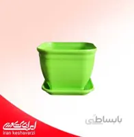 گلدان پلاستیکی مربعی کلاسیک سایز 20 مدل 1020