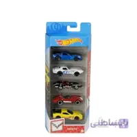 ماشین اسباب بازی کوچک 5 عددی Hot Wheels کد 01806