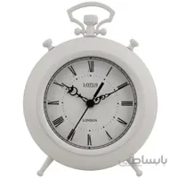 ساعت فلزی رومیزی SAN LUIS کد BS-500 رنگ WHITE