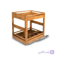 چند منظوره ریل کف چوبی همراه با بطری