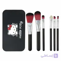 ست برس آرایشی هلو کیتی مدل ۰۱ مجموعه ۷ عددی