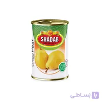 کمپوت گلابی شاداب خراسان ۳۷۰ گرم_۱۲ عددی